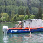 Il pescatore Flavio, sul suo lago